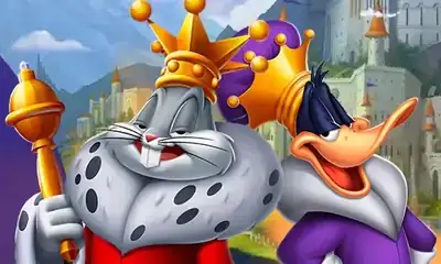 Beep Beep Casino bonus bez depozytu: król i kaczor z banera